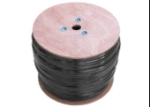S-LINK SL-CAT609 CAT6 305m 23AWG 0.56mm CCA Double Jack GRİ+Siyah OUTDOOR Kablo - 1