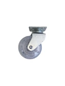 Düz Tabla Şeffaf Masa Tekeri Sehpa Tekeri(7cm)(METAL ŞEFFAF)(50x20mm) Şeffaf ŞEFFAF - 2 ADET - 1