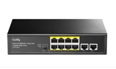 Cudy FS1010PG 8 Port 10/100 Yönetilemez +2 Port Gigabit Desktop (8 Port Poe+) 120W Switch - 1