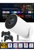 X30 Max Taşınabilir Oyunlu 4K Google TV Ev Sinema Projeksiyonu Android 11 Wifi Projektör Ve GamePad - 1