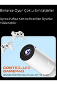 X30 Max Taşınabilir Oyunlu 4K Google TV Ev Sinema Projeksiyonu Android 11 Wifi Projektör Ve GamePad - 2