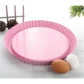 Polo Shef Granit pembe turta tart kek kalıbı 28 cm - 1