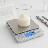 Busstier 0.1g Hassasiyetli Dijital Mutfak Terazisi 3Kg Kapasiteli Paslanmaz Çelik Platform - 5