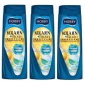 Hobby Şampuan Kolajen Mentol Kepekli Saç 480 Ml x 3 Adet - 1