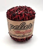 Angel Çanta Aksesuar Confetti Kağıt İp Kırmızı - Siyah - 1