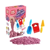 03693 Aksesuarlı Pembe Kinetik Oyun Kumu 1000 gr -Dede - 1