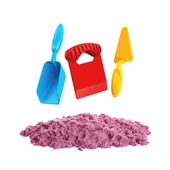 03693 Aksesuarlı Pembe Kinetik Oyun Kumu 1000 gr -Dede - 2