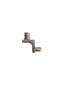 Metal 5mm Vidalı ve Geçme Raf Pimi Dolap Raf Altı Pimi(METAL) Krom KROM - 8 ADET - 1