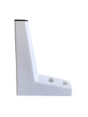 Serçe Düz 15CM Plastik Ayak Mobilya Masa ve Dolap AYAĞI(15CM)(BEYAZ-SİYAH) Beyaz 15cm 15cm - 2 ADET - 3