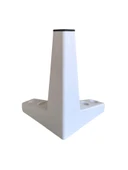 Serçe Düz 15CM Plastik Ayak Mobilya Masa ve Dolap AYAĞI(15CM)(BEYAZ-SİYAH) Beyaz 15cm 15cm - 2 ADET - 2