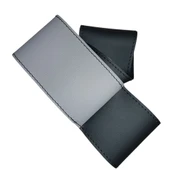 DİKİŞLİ DİREKSİYON KILIFI SİYAH DERİ GRİ DERİ SİYAH DİKİŞLİ VOLVO TIR KAMYON İÇİN thumbnail 2