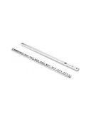 17MM Teleskobik Çekmece Rayı Gömme Bilyeli Ince Ray(40,6CM-34.2CM)(1 Takım) 31cm 31cm - 2 ADET - 1