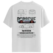 Porsche GT3 RS v1 – %100 Pamuklu Erkek Beyaz Tişört – Premium Quality thumbnail 1