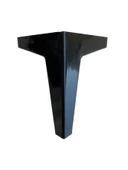 Serçe Düz 15CM Plastik Ayak Mobilya Masa ve Dolap AYAĞI(15CM)(BEYAZ-SİYAH) Siyah 15cm 15cm - 4 ADET - 1