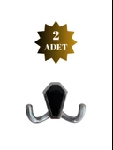 Seçil Vestiyer Askısı Küçük ve Büyük Portmanto Dolap Askısı (Altın - Siyah - Krom) Krom KROM - KÜÇÜK - 2 ADET KÜÇÜK - 1