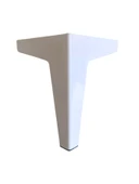 Serçe Düz 15CM Plastik Ayak Mobilya Masa ve Dolap AYAĞI(15CM)(BEYAZ-SİYAH) Beyaz 15cm 15cm - 2 ADET - 1