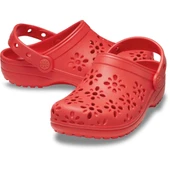 crocs 210943-6ZR CLASSIC FLORAL CUT OUT CLOG ÇOCUK TERLİK SANDALET thumbnail 2
