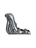 Lükens Desenli Gümüş 8 cm Plastik Ayak Mobilya Masa ve Dolap Ayağı (8cm)(GÜMÜŞ) Gri 8cm 8cm - 1 ADET - 3