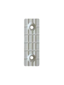 Plastik Beyaz Baza Papuç Dolap ve Mobilya Ayağı(BEYAZ)(Boy:5 cm En:1,5 cm Yük:0,5 cm) Beyaz BEYAZ - 16 ADET - 1