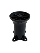 Plastik Siyah Ayarlanabilir Ayak Masa Dolap ve Mobilya Ayağı(SİYAH)(6CM - 10CM) Siyah 10cm SİYAH - 10cm - 4 ADET - 4