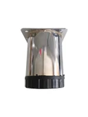 Metal Krom 8cm Ayak Mobilya Masa ve Dolap Ayağı(KROM)(8cm)(Çap:60mm) Krom 8cm KROM - 2 ADET - 1