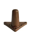 Rüzgar Plastik 12cm Ayak Mobilya Masa ve Dolap Ayağı(12CM)(AHŞAP DESENLİ)(KAHVERENGİ)) Ahşap Rengi 12cm 12cm - 4 ADET - 2