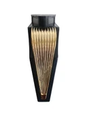 STİL 15CM Plastik Ayak Mobilya Masa ve Dolap Ayağı(15CM)(SİYAH - ALTIN) Siyah 15cm 15cm - 2 ADET - 1