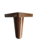 Rüzgar Plastik 12cm Ayak Mobilya Masa ve Dolap Ayağı(12CM)(AHŞAP DESENLİ)(KAHVERENGİ)) Ahşap Rengi 12cm 12cm - 4 ADET - 1