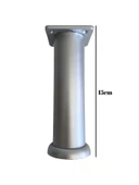 Plastik Gümüş Ayarlı Ayak Mobilya Masa ve Dolap Ayağı(GÜMÜŞ) Gümüş 15cm 15cm - 1 ADET - 4