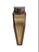 STİL 15CM Plastik Ayak Mobilya Masa ve Dolap Ayağı(15CM)(KAHVERENGİ - ALTIN) Kahverengi 15cm 15cm - 1 ADET - 1