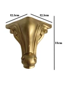 Sultan Lükens Desenli 14CM Plastik Ayak Mobilya Masa ve Dolap AYAĞI(14CM)(ALTIN) Altın 14cm 14cm - 1 ADET - 5