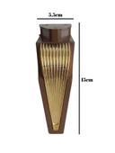 STİL 15CM Plastik Ayak Mobilya Masa ve Dolap Ayağı(15CM)(KAHVERENGİ - ALTIN) Kahverengi 15cm 15cm - 1 ADET - 5
