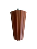 Armut Kahverengi Plastik 12 cm Ayak 8 mm Vidalı Mobilya Koltuk ve Baza Ayağı(12cm)(KAHVERENGİ)(8mm VİDALI PASOLU) Kahverengi 12cm 12cm - 4 ADET - 2