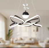 TT Aydınlatma TT331-TPL-SY  Mat Siyah Tek Toplu 3 Renk Modüllü Ledli Avize thumbnail 2