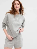 Gap Logo V-Gap Herıtage Crew Bisiklet Yaka Fleece Sweatshirt Kadın Sweatshirt - 1