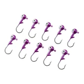 Jighead - Zoka - Kurşunlu Olta İğnesi - (XH-A 02) - Mor Beyaz - 7 Gr - 10 Adet thumbnail 1