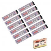 Min 0.9 Mm Cetvelli Kalem Ucu 75 Mm Mikro Uç 12 Adet - 2