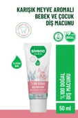 Siveno %100 Doğal Diş Macunu Bebek ve Çocuk İçin Karışık Meyve Aromalı Florürsüz 50 ml - 3