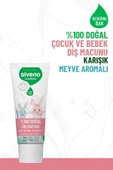 Siveno %100 Doğal Diş Macunu Bebek ve Çocuk İçin Karışık Meyve Aromalı Florürsüz 50 ml - 7