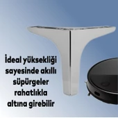 Mobilya Kanepe Sehpa TV Ünitesi Koltuk Ayağı 17 cm Parlak Krom Baza Ayak 4 Adet - 5