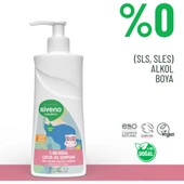 %100 Doğal Bebek Çocuk Jel Şampuanı Yenidoğan Saç Vücut Konak Önleyici 325 ml - 3