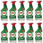 Teknotrust  Fairy Power Sprey Bulaşık ve Mutfak Limonlu 500 ml x 10 Adet - 1