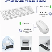 Lecoo Kw200 Kablosuz Klavye & Mouse Set Beyaz - 4