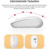 Lecoo Kw200 Kablosuz Klavye & Mouse Set Beyaz - 3