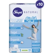 Sleepy  Natural Günlük Ped Normal 10 x 40 - 1