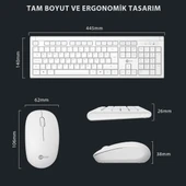 Lecoo Kw200 Kablosuz Klavye & Mouse Set Beyaz - 7