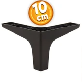 Mobilya Kanepe Sehpa TV Ünitesi Koltuk Ayağı 10 cm Siyah Baza Ayak 4 Adet thumbnail 4