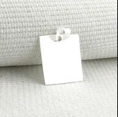 Kare Düz Parlak 925 Ayar Gümüş Kolye Ucu thumbnail 1