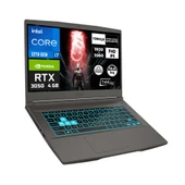 MSI THIN 15 i7-12650H 32GB 512GB SSD 4 GB RTX3050 144Hz 15.6" Fdos Gaming Laptop B12UC-1479XTR 002 - 2