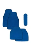 Universal Mavi Halı Paspas 5 Parça - 1